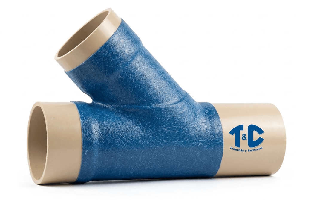 YEE PVC REFORZADA CON FIBRA DE VIDRIO C-C-C