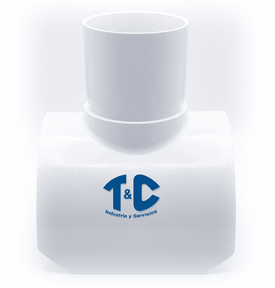 SILLETA TEE PVC C-9/E-40 UNION CAMPANA
