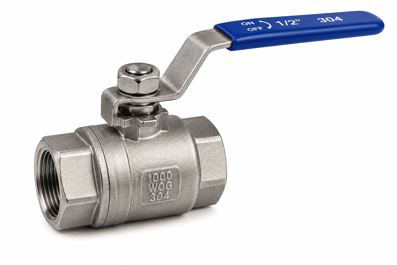 LLAVE DE PASO M/V ACERO INOX 304 ROSCA