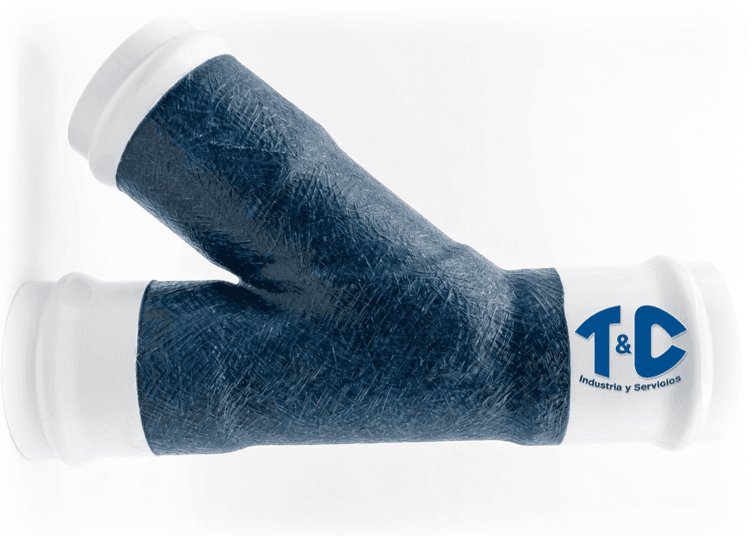 YEE PVC C-9 CON FIBRA DE VIDRIO RESFORZADO J.R.