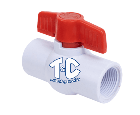 LLAVE DE PASO PVC UNION ROSCA M/V