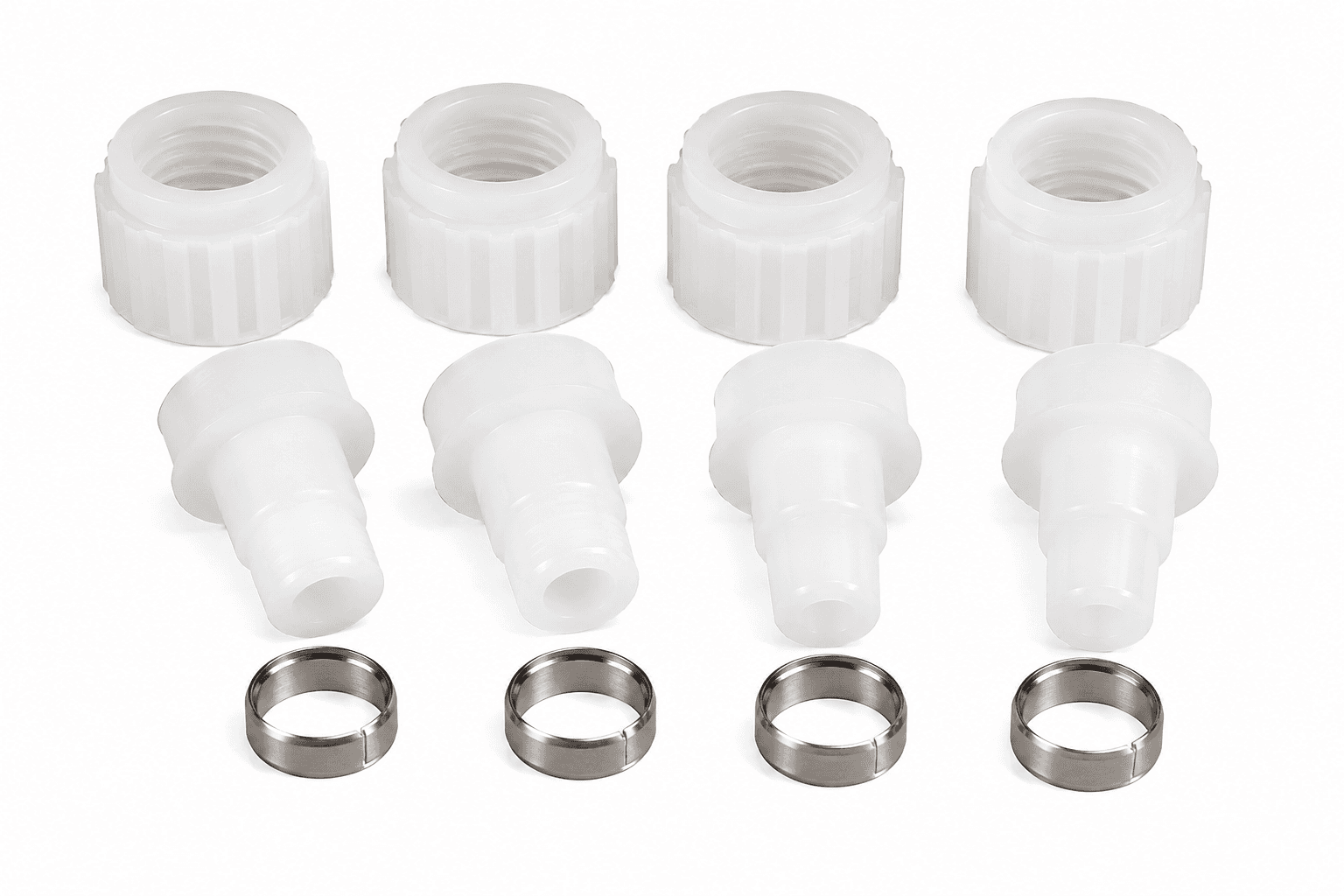 KIT DE CONOS 9 X 12 ANILLO INOX P/ MANGUERA P/DDI
