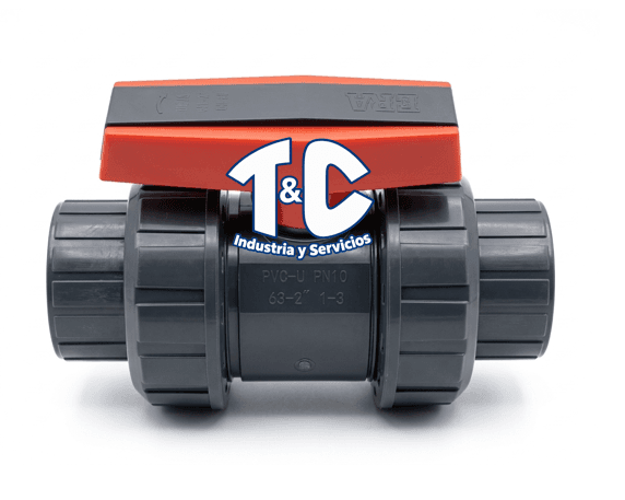LLAVE DE PVC E-40 J.P. C/DOBLE UNION PATENTE