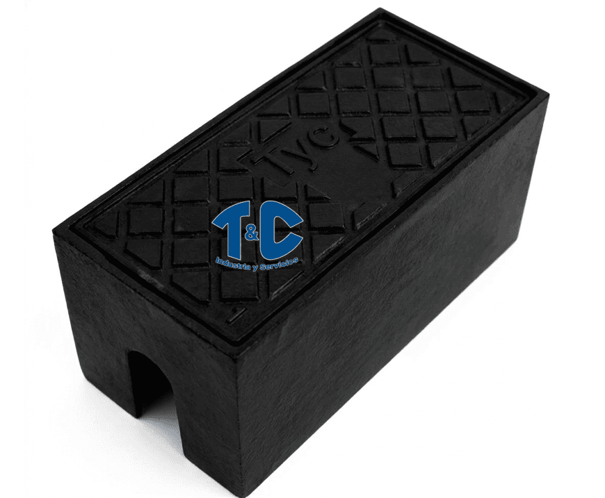 CAJA DE FIERRO FUNDIDO P/MEDIDOR DE AGUA DE 38 X 18 X 18 CM